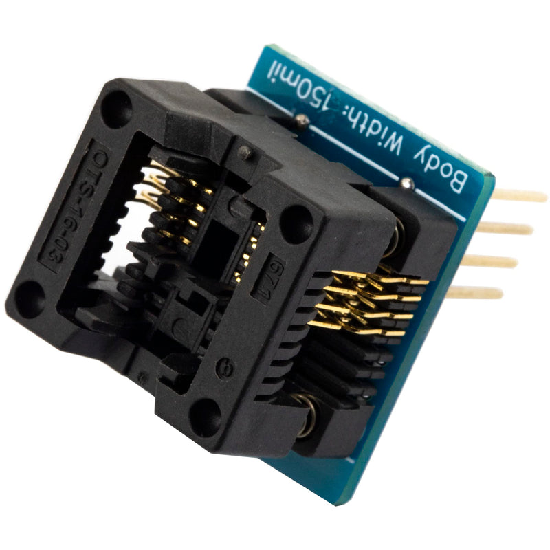 2pcs SOP8 to DIP8 IC Socket 150mil SOP8 Programmer Adapter Socket Converter Module 150mils (2pcs)