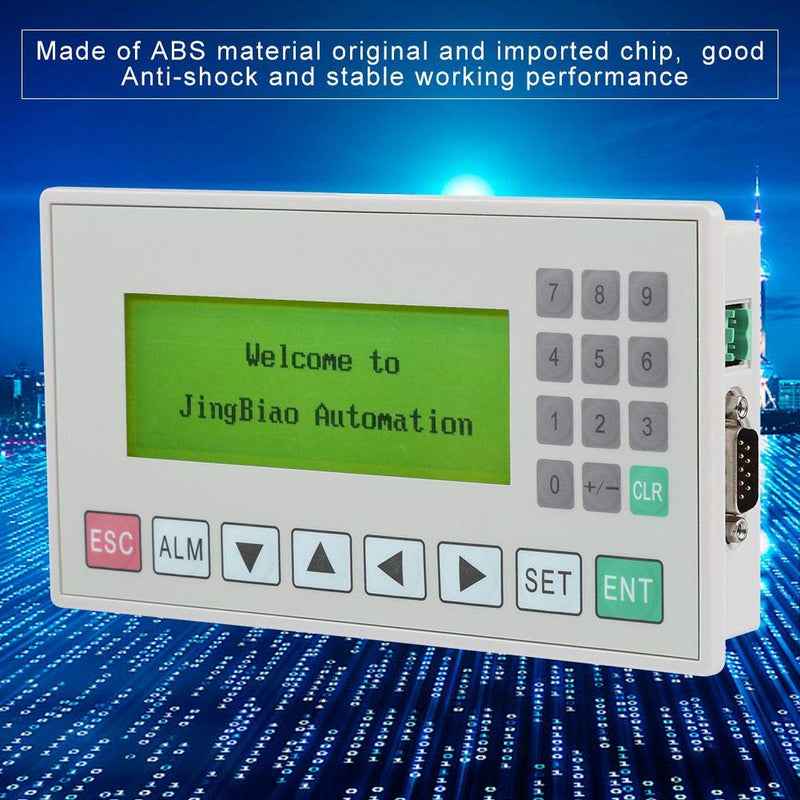 Akozon Text Display OP320-A 3.7 inch HMI Support S485/RS232 Communication Port with Cable for PLC