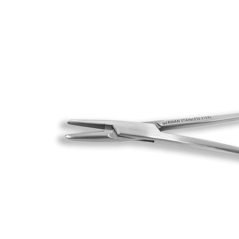 Cynamed TC Mayo Hegar Needle/Suture Holder Driver with Tungsten Carbide Inserts and Gold Rings - Premium Grade Instrument (6 in.) 6"