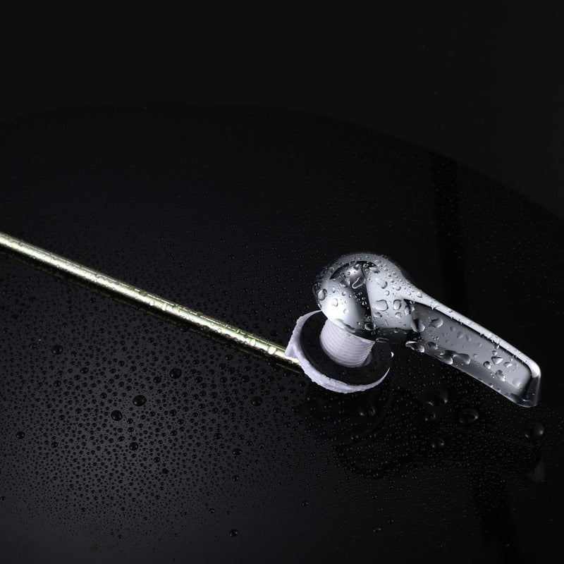 4 Pieces Toilet Tank Handle Flush Lever Replacement Universal Flush Lever Finish Handle for Most Front Mount Toilet