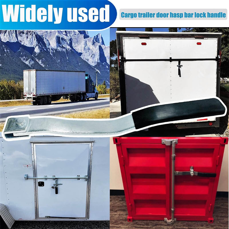 Fuoequl Cam Action Lockable Door Latch Handle for Small Trailers and Trucks
