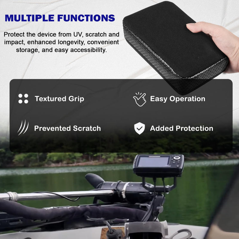 780028-1 UC H5 Unit Cover for Humminbird Helix 5 Fish Finders, Black, Control Head Unit Protective Cover