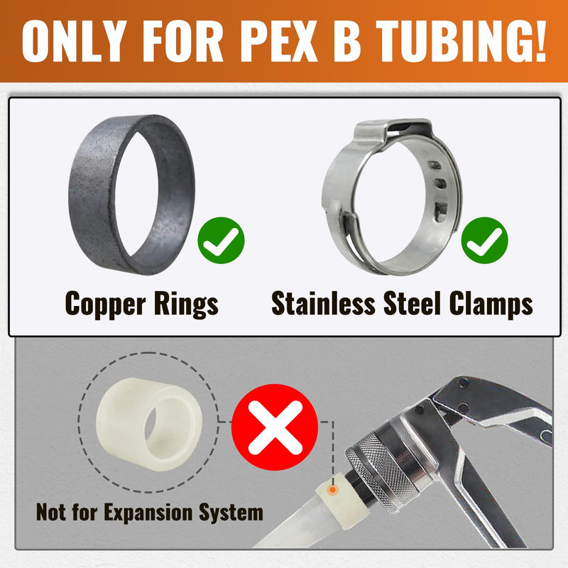 SUNGATOR 6-Pack 1" PEX to 1" NPT Male Adapter Fittings, Brass 1", 6 Pack