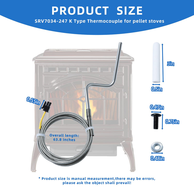 SRV7034-247 Thermocouple & SRV7034-186 Tube Kit for Quadra-Fire