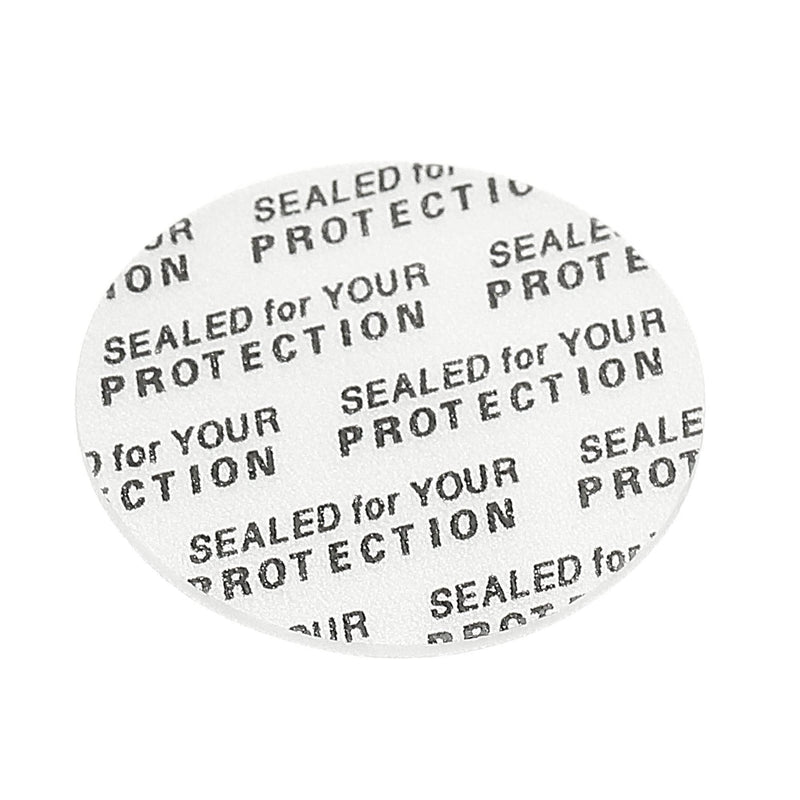 PATIKIL 28mm/1.1" Foam Lid Liner, 100 Pack PS Foam Resistant Tamper Pressure Sensitive Seal for Bottle Cap Liners Seals 28mm/1.1"