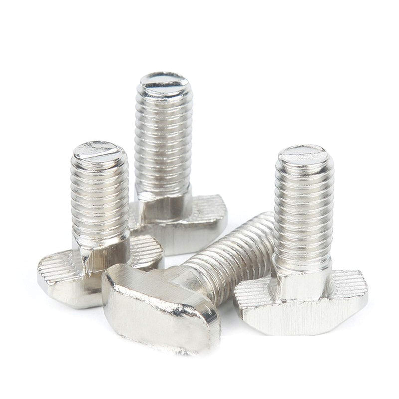 15 Pcs M8 x 40mm Thread T Slot Drop-in Bolt T-Bolt Hammer Head Bolt T Screw Stud for 4545 Series Standard 10mm T-Slot Aluminum Extrusion Profile (4545 Series)
