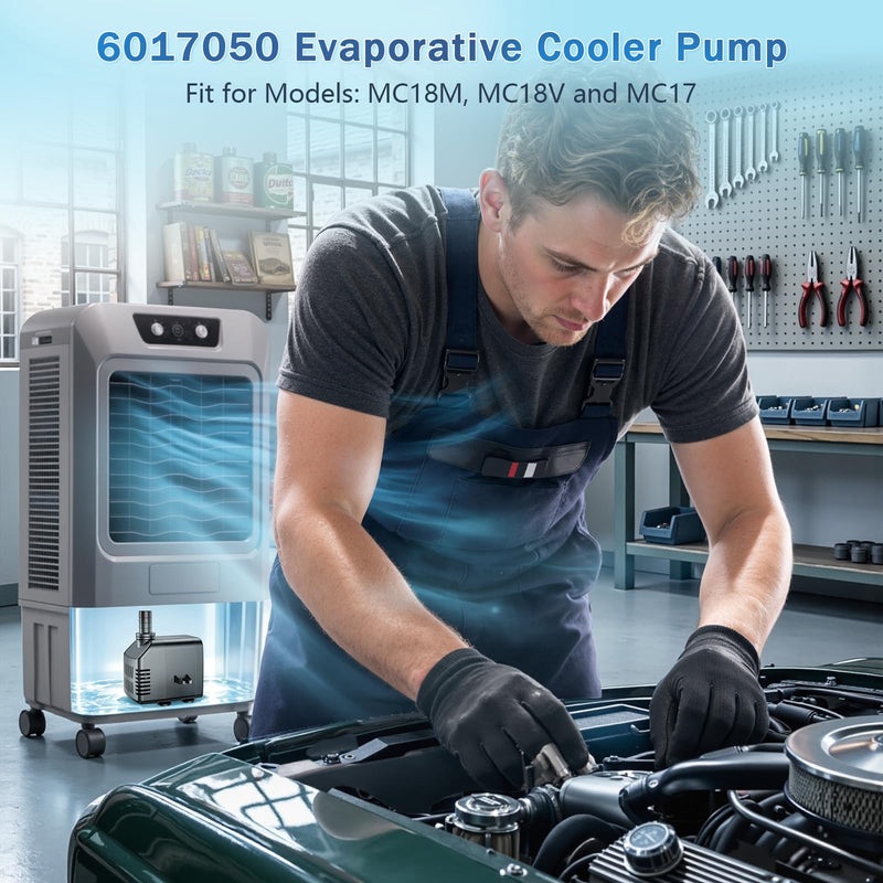 6017050 Swamp Cooler Part, Ultra Quiet Pump with Dry Run Protection
