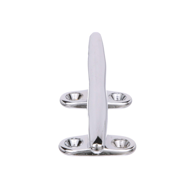 Seachoice Hollow Base Yacht Cleat, Chrome-Plated Cast Brass, Various Lengths 8 In. Long
