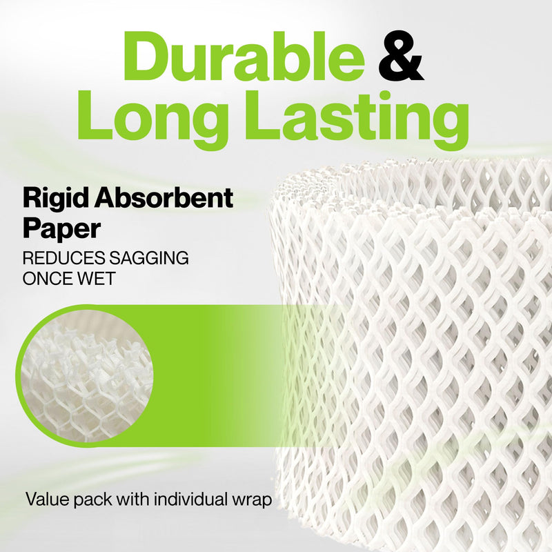 Durabasics 4 Pack of Premium Humidifier Filters Compatible with Honeywell Humidifier Filters HAC-504, HAC-504AW & Honeywell Filter A | Replacement for HCM 350 Filters & Cool Mist Humidifiers 4 Pack - Standard White