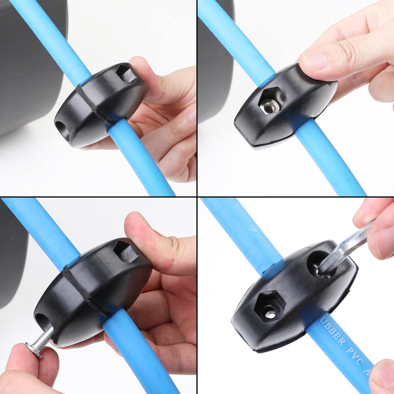 Ball Stopper for 3/8" ID Spring Driven Air Hose Reel, Adjustable Hose Bumper for Auto Rewind Retractable Hose Reel Need to Screw Tightly