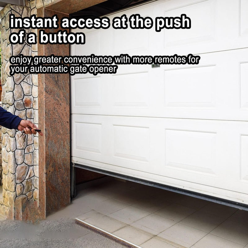 5PCS 433.92MHz Gate Opener Remote, 4 Button Garage Door Opener Remote 433Mhz Electric Gate Garage Door Remote Control Duplicator Fob Opener for Electric Garage Door Car