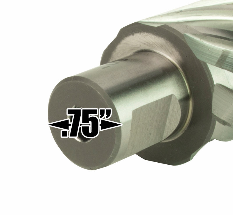 Steel Dragon Tools 1-3/16" x 2" High Speed Steel Annular Cutter with 3/4" Weldon Shank