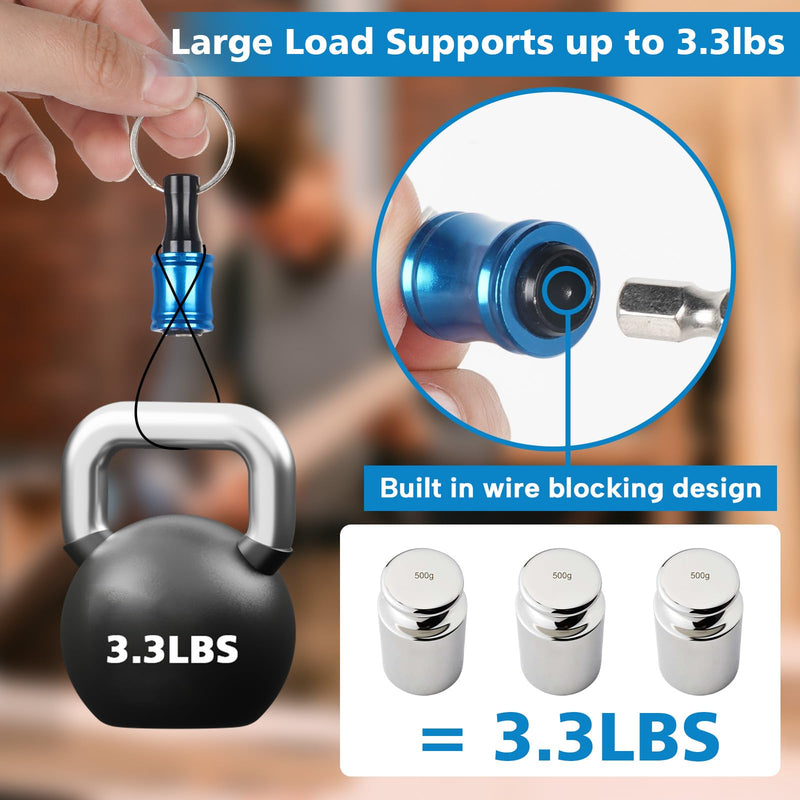 12PCS Bit Holders 1/4 Socket, Hex Shank Screwdriver Bit Holder for Impact Driver Drill Bit Keychain Extension Bar Quick Release Easy Change, Screwdriver Bit Holders for Tools & Home Improvement Gift C01997_12pcs