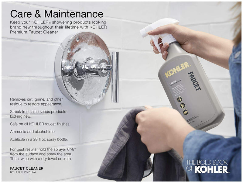 KOHLER Forte 2.5 gpm multifunction handshower with Katalyst air-induction technology