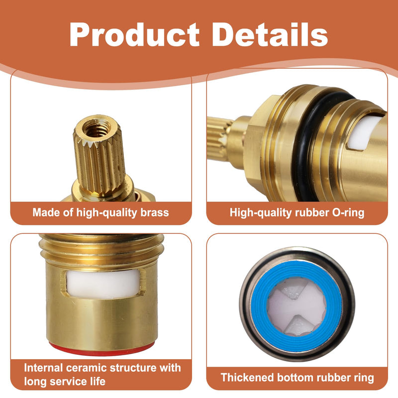 9.13145 & 9.13146 Faucet Cartridge Compatible with Perrin & Rowe and Rohl
