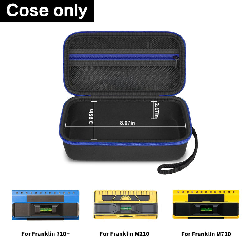 GWCASE Case Compatible with Franklin Sensors ProSensor M210 710PRO 710 Professional Stud Finder. Carrying Travel Storage Bag Holder with Mesh Pocket for Battery & Other Accessoires (Box Only) -Blue For 210, Blue