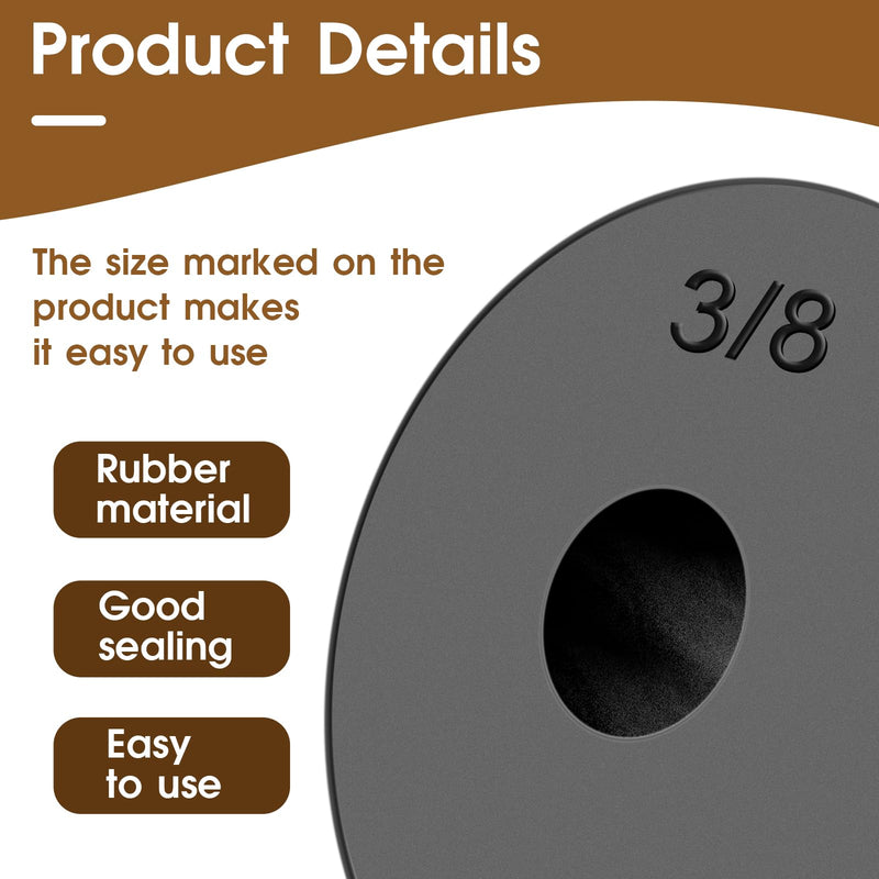 Faucet Rubber Washers, 116 PCS Outdoor Faucet Repair Kit with Assorted Flat Washers, Beveled Washers and Brass Bibb Screws Faucet Washer Assortment Kit Garden Hose Repair Kit for Repairing Faucet Leak