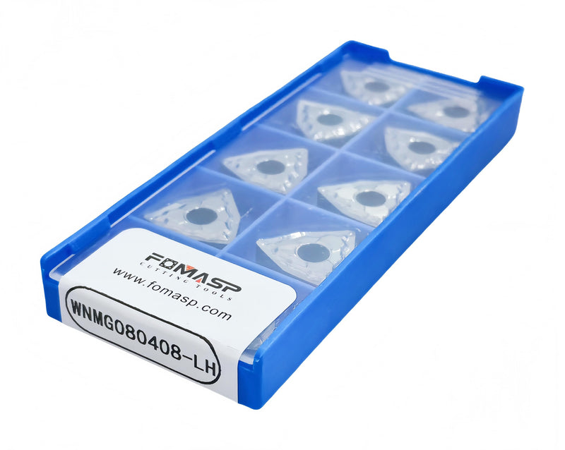 Carbide Inserts for Aluminum WNMG432/ WNMG080408 for Turning Cutting Tools10 PCS.