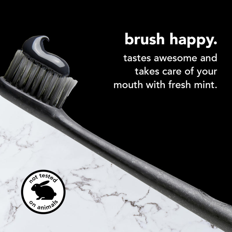 hello Activated Charcoal Epic Whitening Fluoride Free Toothpaste, Fresh Mint + Coconut Oil, Vegan & SLS Free 4 Ounce (Pack of 1)