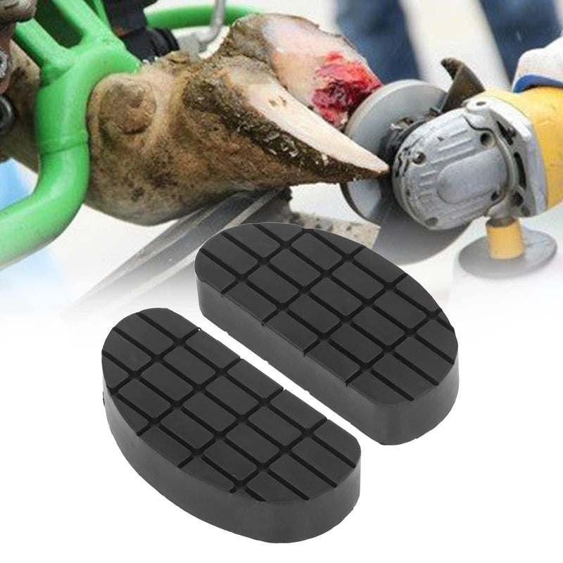 2Pcs Soft Rubber Cow Hoof Pads Wearproof Protection Cow Trimming Cushion for Pasture - PawsPlanet Australia
