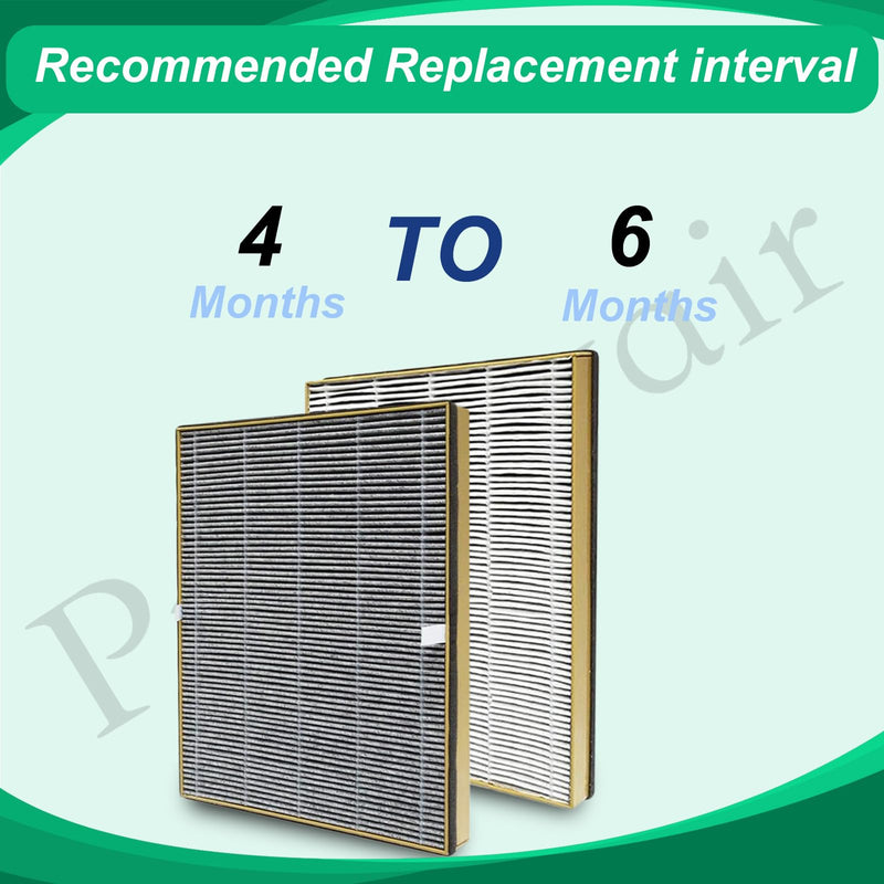 2 PACK TT-AP002 True HEPA Replacement Filter