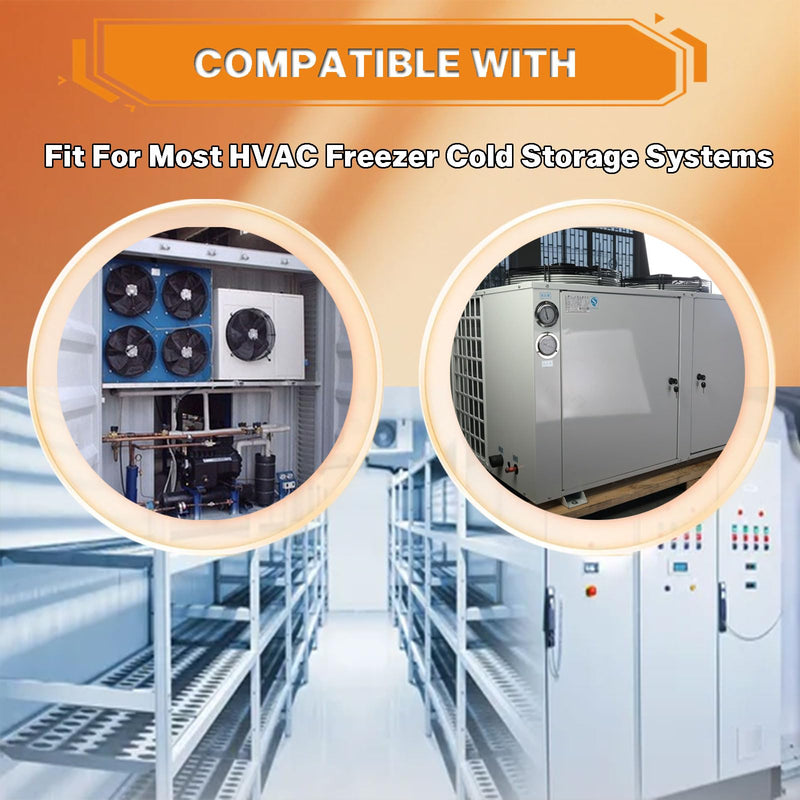 Low Pressure Switch Fit for Most HVAC Freezer Cold Storage Systems | Replace for SLP1032 Open 10 PSI Close 32 PSI