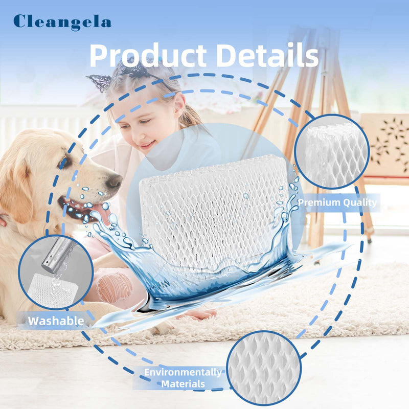 6 Pack WF813 Humidifier Filter Compatible with Equate Eqwf813 Eq-2119-Ul, Relion RCM-832 RCM-832N, ProCare PCCM-832N Cool Mist Humidifier Replacement Wick for Indoor Climate and Air Purification WF813-6 PCS