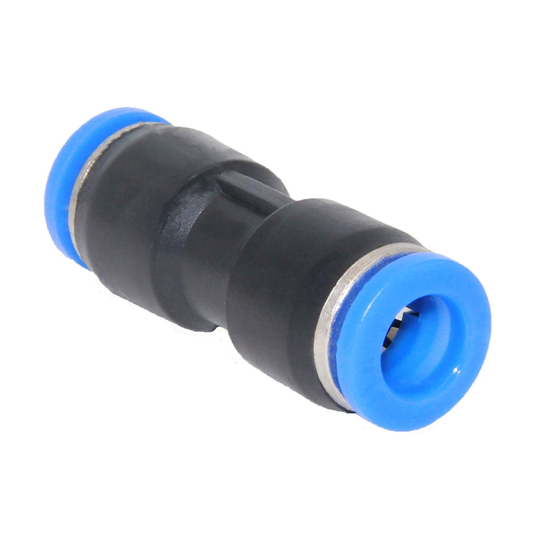 Beduan Push to Connect Fitting, 5/32" Tube OD Pneumatic Quick Adapter Tubing Air Hose Line Pipe Fitting (Pack of 12) ‎4mm or 5/32"(12Pcs)