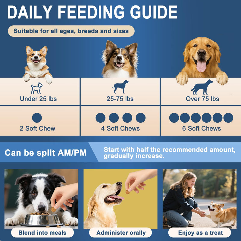 Probiotics for Dogs, Dog Probiotics Chews for Digestive Health & Gut Health, Improve Immune System,Constipation & Diarrhea Relief(Chicken Flavor, 150 Chews) 150 CHEW