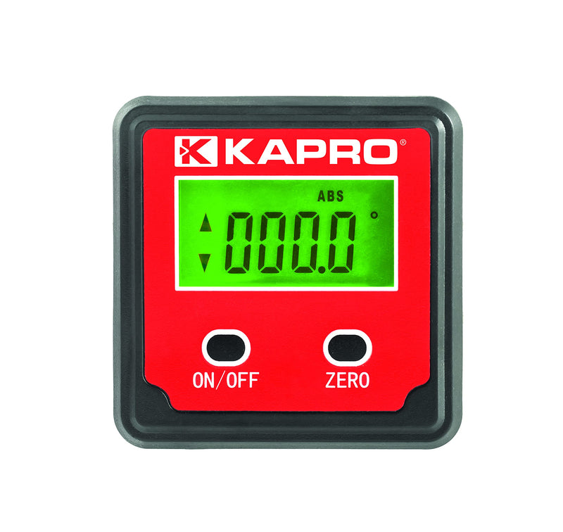 Kapro - 393 DIGI Pro Digital Inclinometer - Magnetic - Pocket Digital Box Level - LCD Display & Automatic Inversion - ±0.1 Level and Plum Angles - Pocket Sized - 2.4” | Pocket Digital Box Level - LCD Display & Automatic Inversion - ±0.1 Level and Plum ...