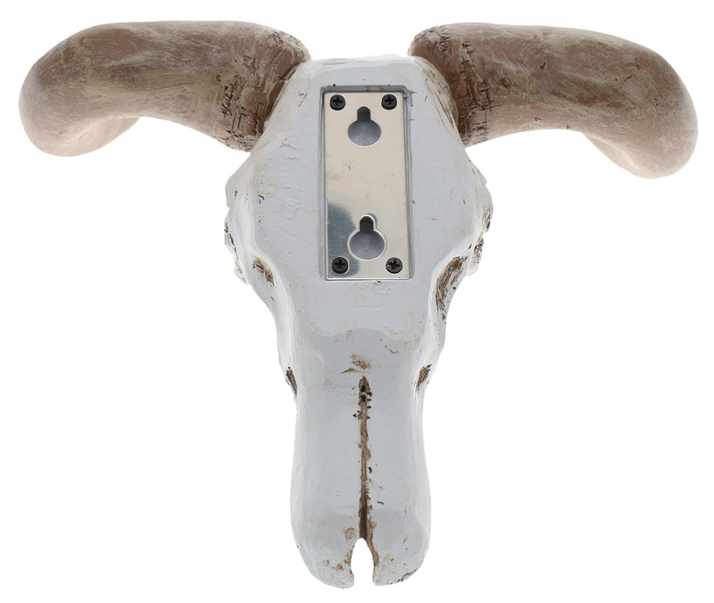 Bull/Cow Skull Wall Mount Toilet Paper Holder – Rustic Western Bathroom Décor