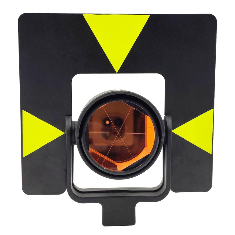 GPR1 Prism & GPH1 Holder Replacement for Leica Total Station | Single Prism Reflector with Range Tester Target Tilting and Swiveling, Constant 0mm Copper Coated
