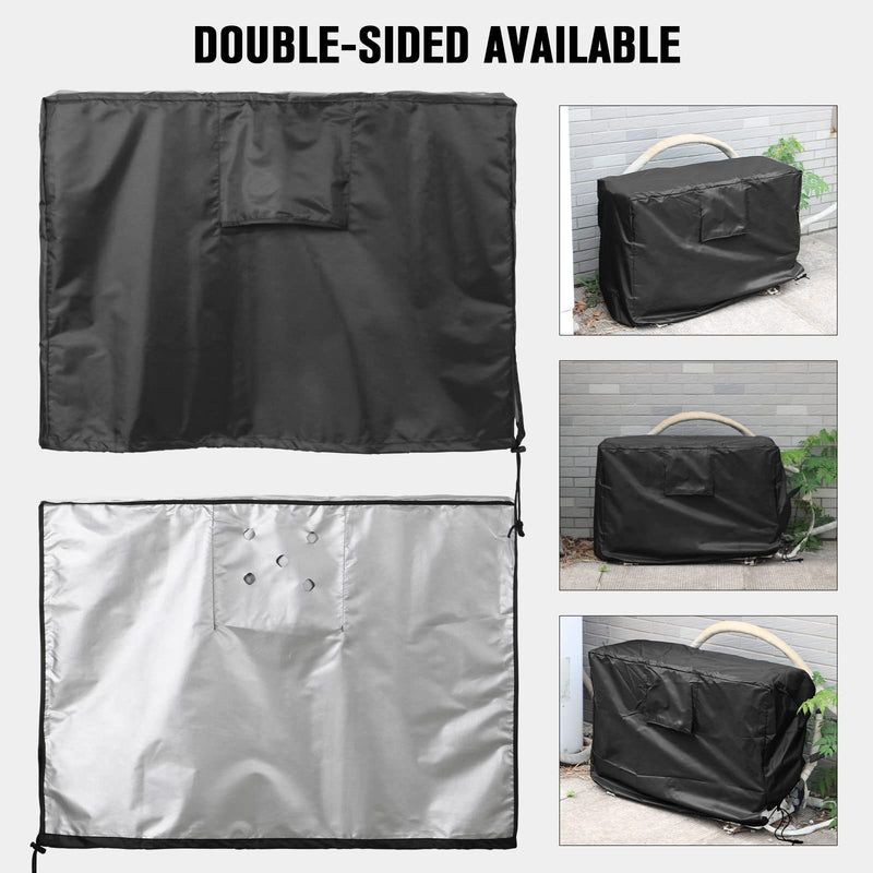 Mini Split Air Conditioner Cover for Outdoor Condenser, Outside AC Units 35.8 x 14.1 x 27.1 inches