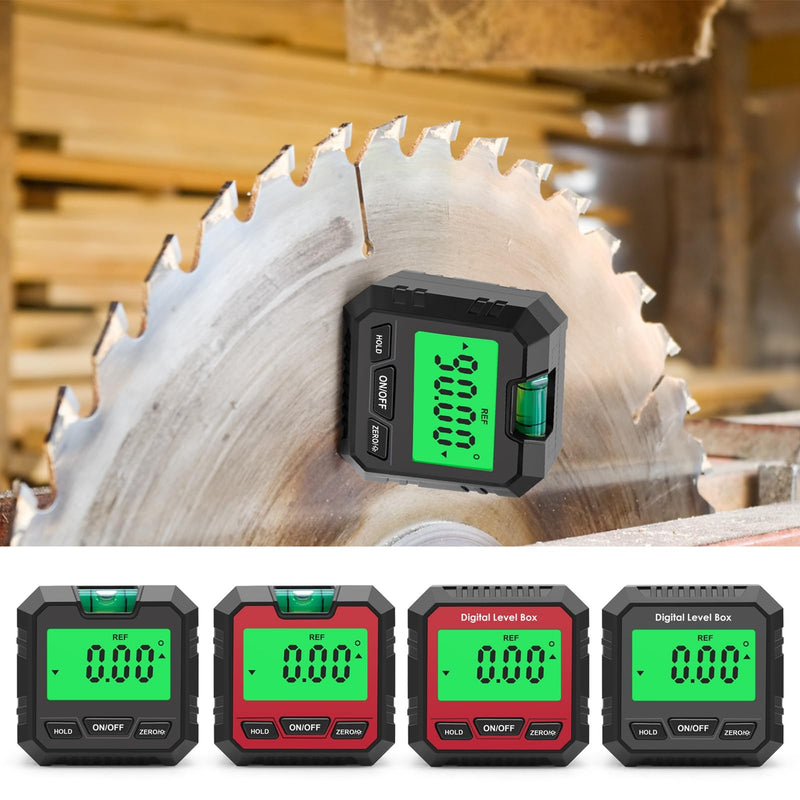 Digital Angle Finder Magnetic,Multi Digital Angle Gauge with Lcd Level,Precision Protractor Finder Measuring Tool for Woodworking Auto Repair Machining,Gift for Men