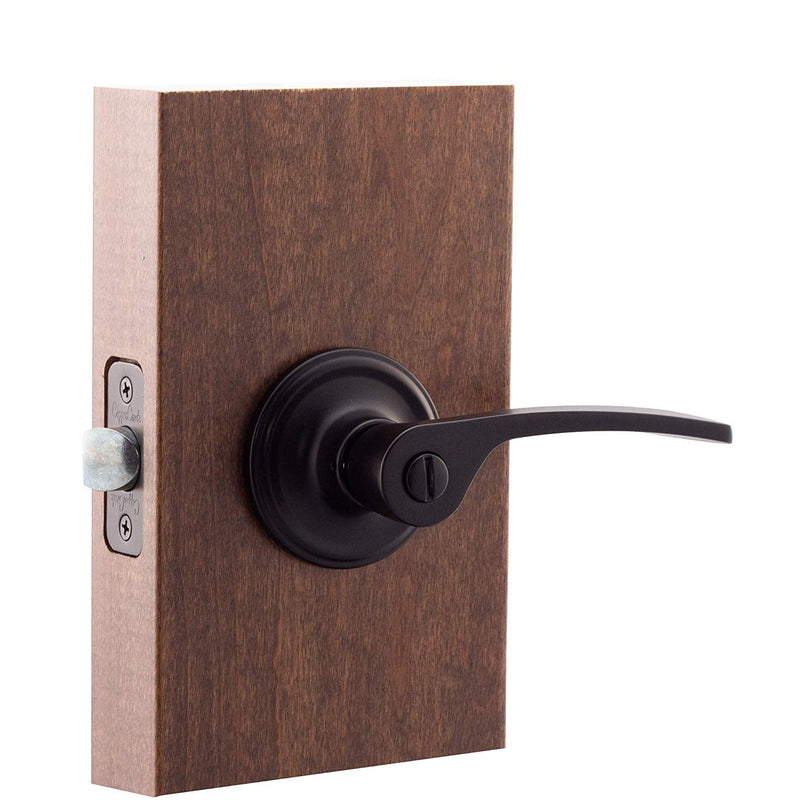 Copper Creek KL2230BC Scandinavian Privacy Kash Non-Handed Lever, Black