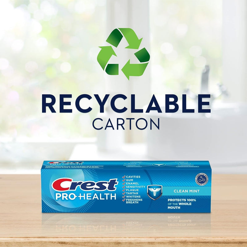 Crest Pro-Health Clean Mint Toothpaste (4.3oz) Triple Pack New