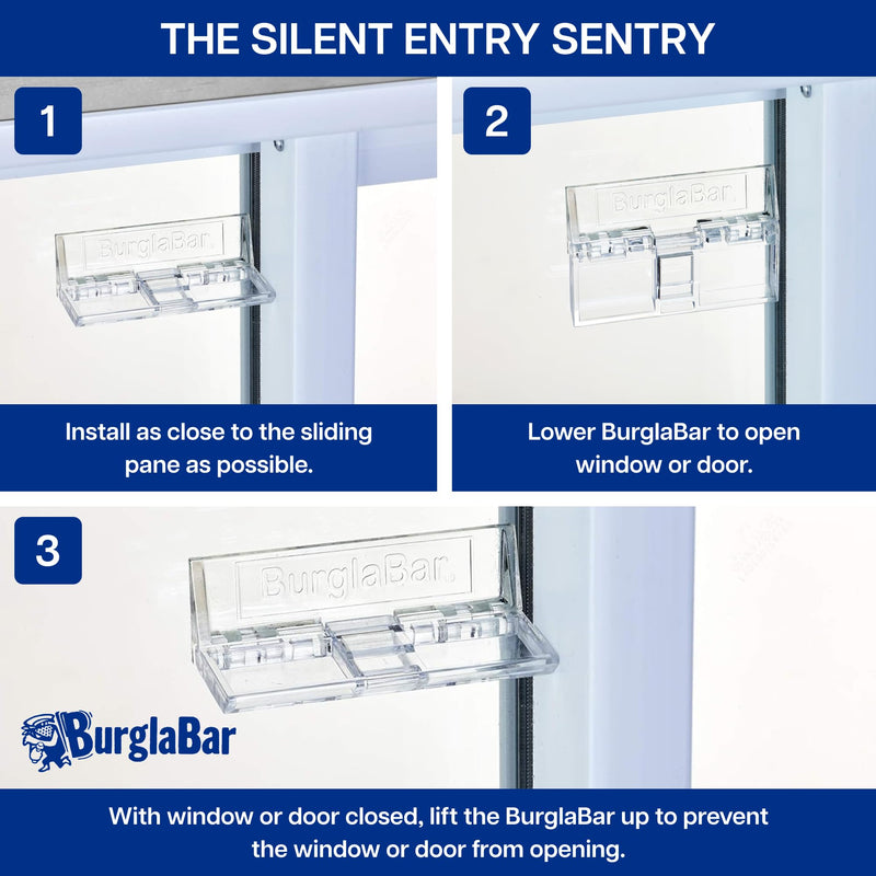 4 Pack for Sliding Door Locks for Sliding Glass Doors & Windows, Child Proof