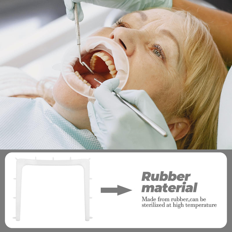 Artibetter 10pcs Dental Rubber Dam Frame Holder Instrument Disposable Rubber