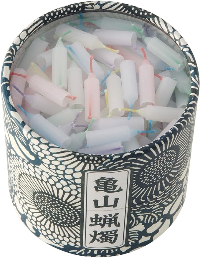 Kameyama five-colored candles, about 300 candles, about 10 minutes - NewNest Australia