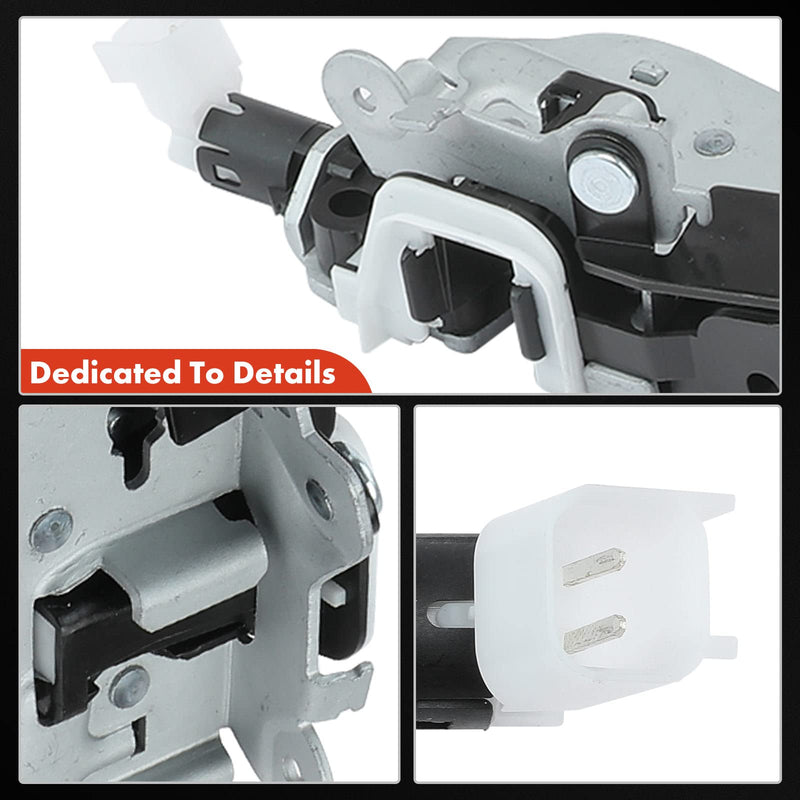 A-Premium Rear Tailgate Hatch Door Latch Lock Actuator Compatible with Land Rover LR3 2005-2009, LR4 2010-2016, Sport Utility, Hatch Lock - Upper, Replace# FQR500220, FQR500080