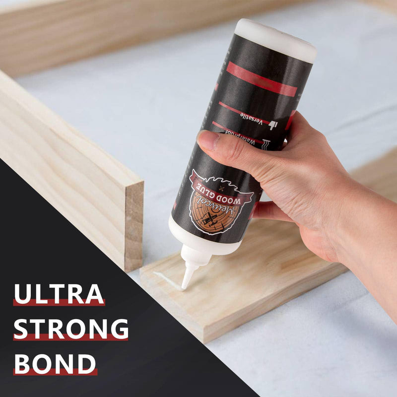 Wood Glue, Strongest Glue for Woodworking, Waterproof Clear Wood Glue for Furniture Heavy Duty, Interior & Exterior Furniture Glue for Crafts, Furniture, Baseboard, cabinets, Door (150g) 150g