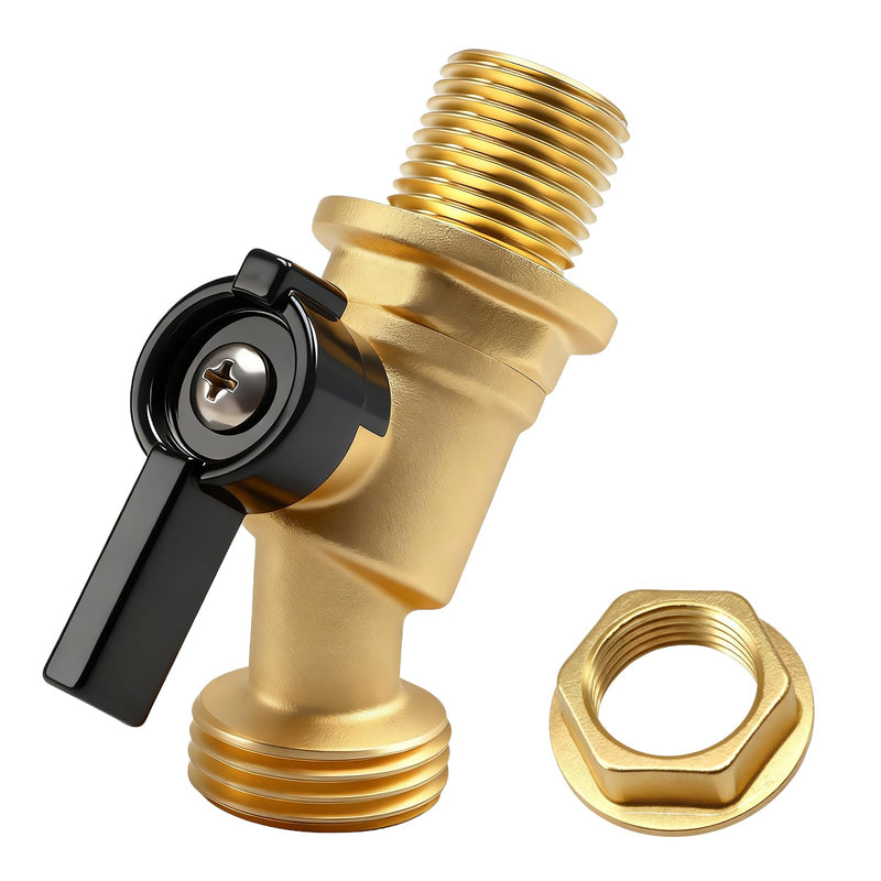 Brass Water Container Quarter Turn Spigot Tap Faucet Kit Compatible with ROTOPAX Water Containers
