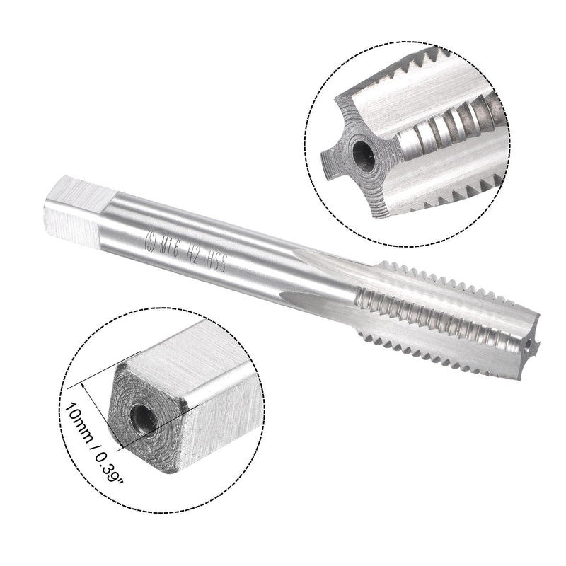 uxcell M16 x 2mm Metric Tap and Die Set, Machine Thread Screw Tap with Round Threading Die, Tap & Die Kit for Nut Screw Bolt Thread Repair