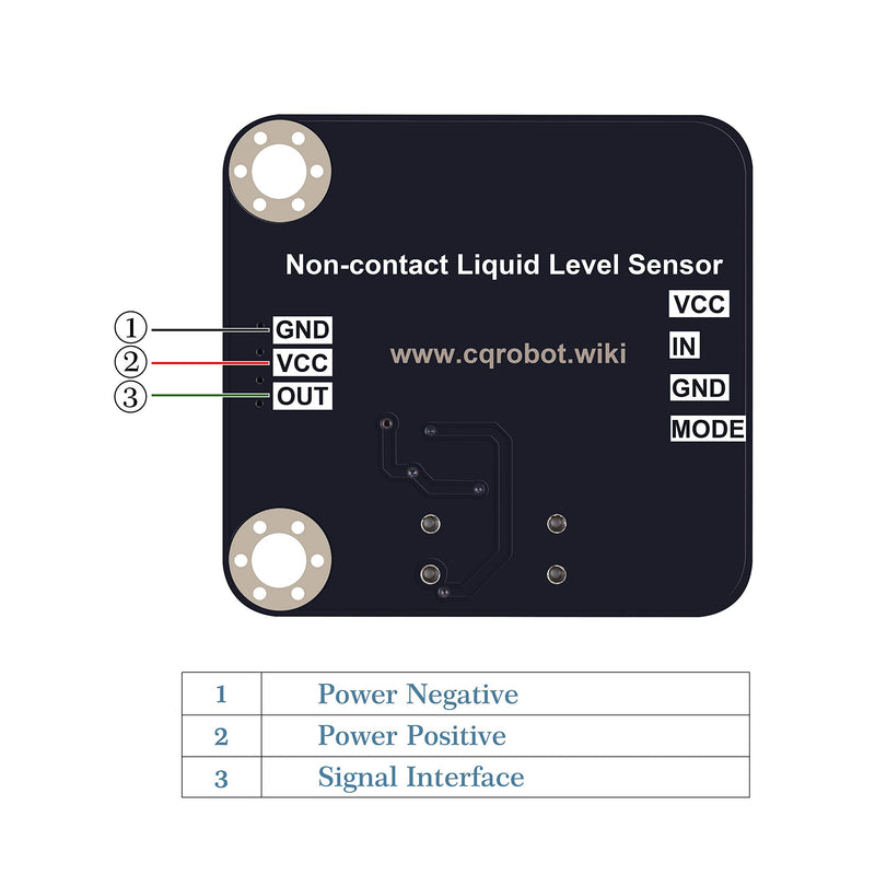 Non-Contact Water/Liquid Level Sensor Compatible with Arduino, Raspberry Pi and Other Motherboards. for Industrial Production, Aquarium, Chemical Solution, Agriculture, Gardening, etc. Non-Contact Type
