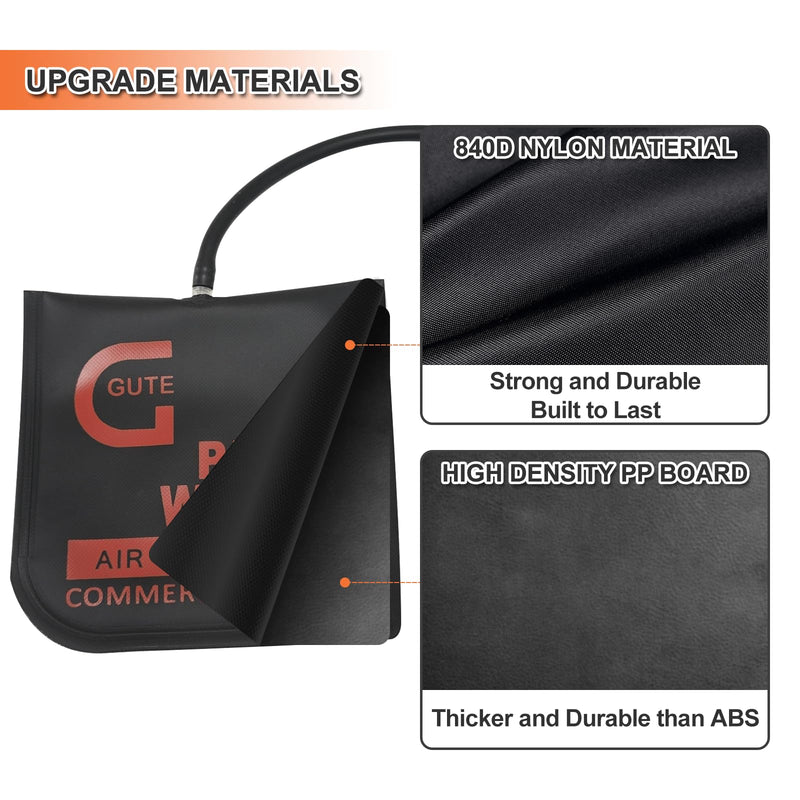 Gute Air Wedge Bag Pump, Strong Commercial Grade Air Wedge Bag Pump Professional Leveling Kit & Alignment Tool Bag in the Popular Medium Size (6 Pack)