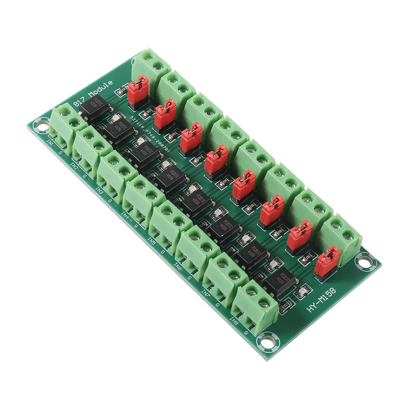 2pcs PC817 8 Channel Optocoupler Isolation Board Voltage Converter Module 3.6-30V Photoelectric Isolated Module 817 Voltage Isolation Module