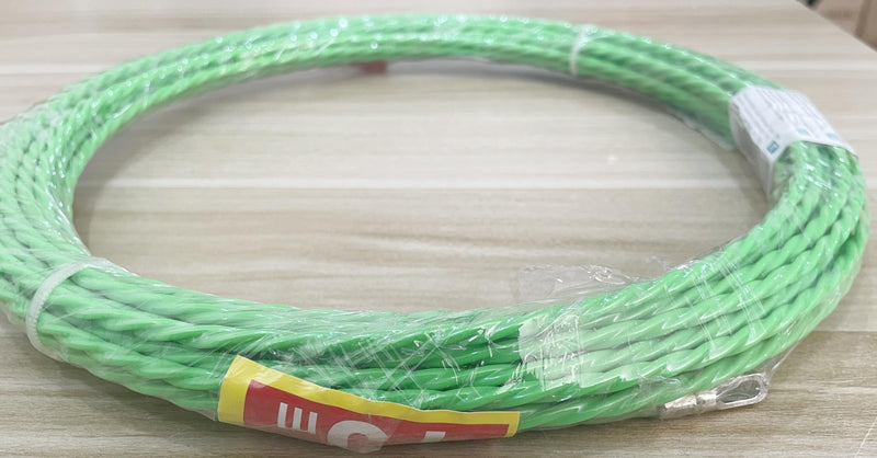 Fish Tape 49FT Wire Fishing Tools Cable Pulling Wire 4.5mm Diameter, Ideal for Cable Runs 15m
