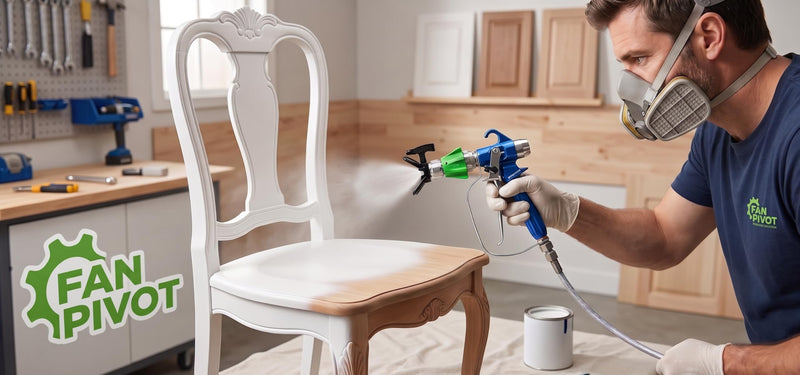 Airless Spray Gun Accessory, 7/8" Thread, Fits Most Standard Spray Guns Including: Graco, Wagner, Titan, TriTech, and Other Variations.
