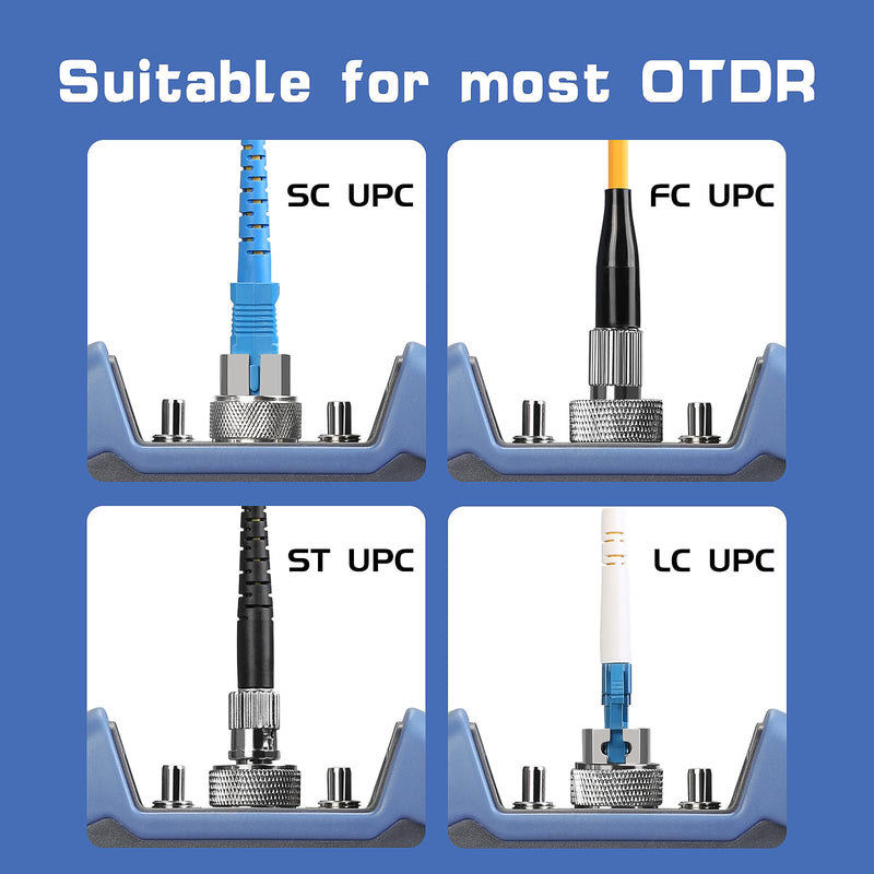 OTDR SC/FC/ST/LC Adapter SC/UPC FC/UPC ST/UPC LC/UPC Connector Fiber Optic Adapter Interface Suitable for Single-Mode and Multi-Mode SC FC ST LC (UPC adapter)