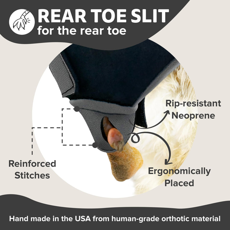 Duck Shoes for Injured Feet – Protective Neoprene Footwear for Ducks, Protective Shoes for Birds with Injured feet, Bumblefoot Relief - Small, 2.5’’ Max. Inside Width - Gray Small Ducks DUCK AND GOOSE SHOES